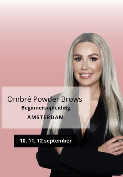 PMU Ombre Powder Brows Beginnersopleiding 10, 11, 12 september 2025