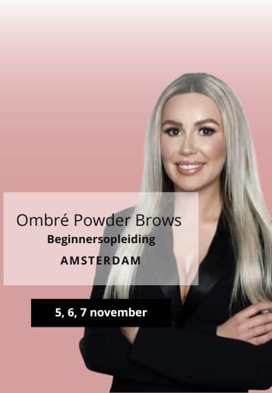 PMU Ombre Powder Brows Beginnersopleiding 5, 6, 7 november 2025
