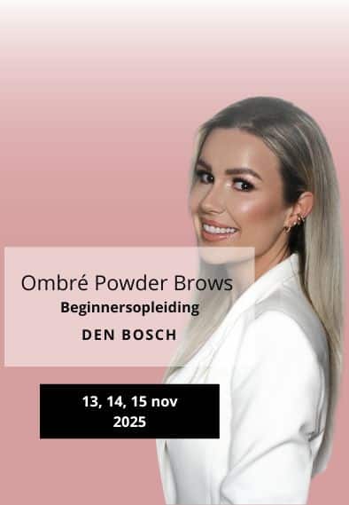 PMU Ombre Powder Brows Beginnersopleiding 13, 14, 15 november 2025